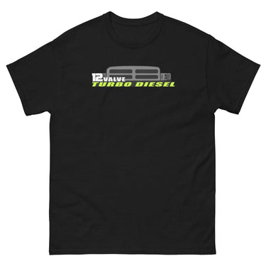 12 valve cummins second gen dodge ram tshirt - black